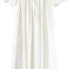 Cotton Nightgown for Women Vintage Palace Sleepwear