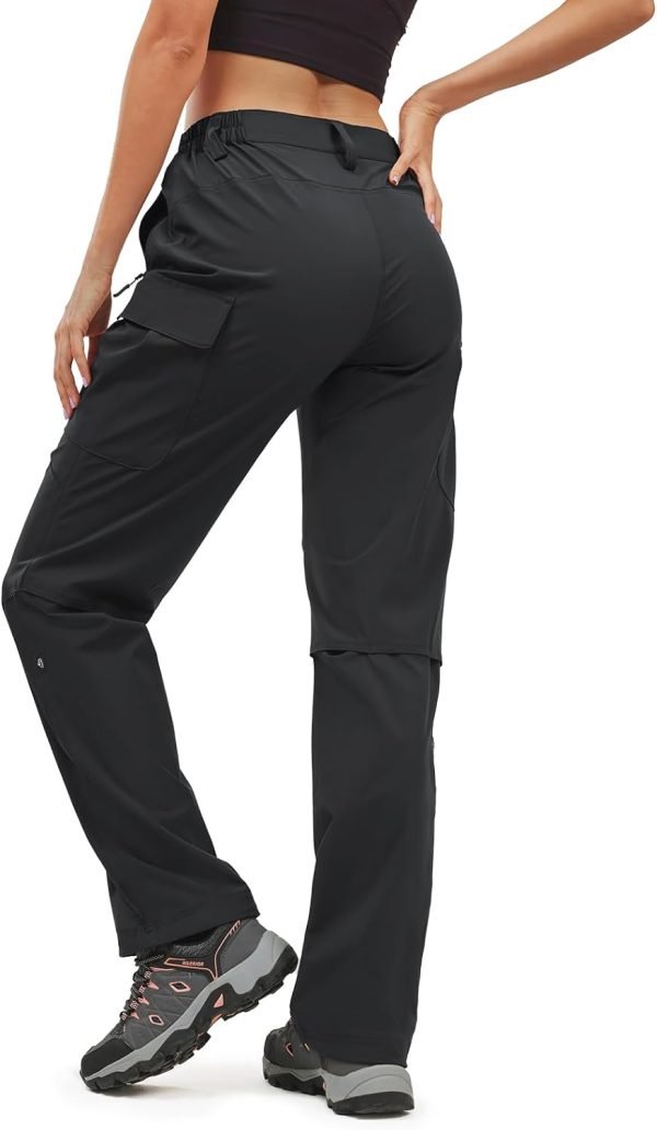 Women's Hiking Cargo Pants Quick Dry Water-Resistance High Waist Pants for Work Travel Outdoor and Casual