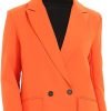 51N75Xaq7-L._AC_SL1200 Women's Casual Long Sleeve Lapel Oversized Button Work Office Blazer Suit Jacket