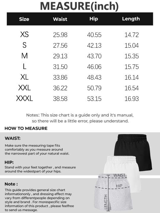 51YsPS9t3NL._AC 3 Pack Womens Sweat Shorts Casual Lounge Cotton Shorts Trendy Summer Running High Waisted Athletic Shorts