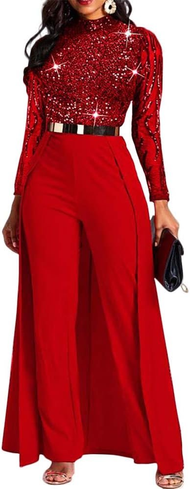 51gDG9xZYBL._AC_SL1000 Patchwork Overlay Embellished Plain Women's Jumpsuit High-Waist Woman Romper