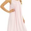 Cotton Nightgown for Women Sleeveless Loungewear Comfy Soft Sleepwear Long Sleepdress Loose Full Length Nightdress