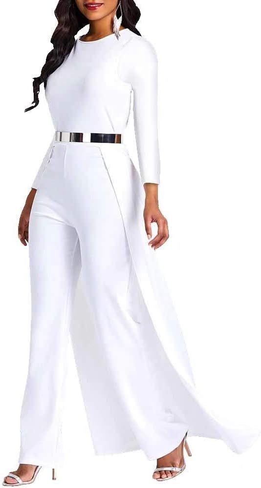 51wQgRotp_L._AC_SL1000 Patchwork Overlay Embellished Plain Women's Jumpsuit High-Waist Woman Romper