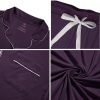 Womens Pajama Sets Short Sleeve Sleepwear Soft Button Down Nightwear Lounge Pj Set XS-XXL