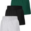 61R9LWrF21L._AC_SL1500 3 Pack Womens Sweat Shorts Casual Lounge Cotton Shorts Trendy Summer Running High Waisted Athletic Shorts