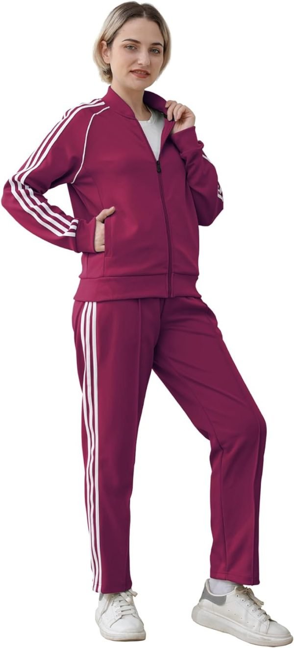 61WKufgF4ML._AC_SL1500_61fce9ed-1285-4ba6-ad43-6abd9c7ac6ee Tracksuit for Women 2 Piece Sweatsuit Outfits Long Sleeve Zip Up Lounge Jogging Suits