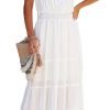 Womens Summer Spaghetti Strap Sleeveless High Waist Beach Long Maxi Sun Dress