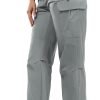 Women's Hiking Cargo Pants Quick Dry Water-Resistance High Waist Pants for Work Travel Outdoor and Casual