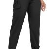 Women's Hiking Cargo Capri Pants Lightweight Quick Dry Joggers Outdoor Casual Travel Capris with Zipper Pockets