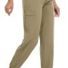 Women's Hiking Cargo Capri Pants Lightweight Quick Dry Joggers Outdoor Casual Travel Capris with Zipper Pockets