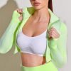 61qeK_vE0kL._AC_SL1200 Women's 3 Piece Outfits Tracksuit Workout Set Sports Bra High Waist Yoga Gym Leggings and Crop Top