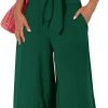 61tPYCV2L7L._AC_SL1500 Women's Summer 2 Piece Outfits 2024 Cap Sleeve V Neck Belted Crop Tops Wide Leg Pant Sets Casual Tracksuit