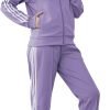 61yvaWv9YNL._AC_SL1500_d3591a36-0212-4aa0-aa4f-8dd0a48adcdc Tracksuit for Women 2 Piece Sweatsuit Outfits Long Sleeve Zip Up Lounge Jogging Suits