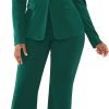 Womens Two Piece Blazer Outfits Long Sleeve Slim Fit Jacket with Long Pants Suit Set for Work