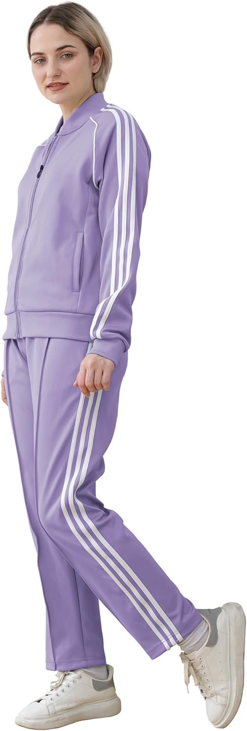 61zhFMNvOZL._AC_SL1500_dac318f9-d86b-423e-9f50-7a80a06777cd Tracksuit for Women 2 Piece Sweatsuit Outfits Long Sleeve Zip Up Lounge Jogging Suits