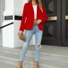 817iP4bof7L._AC_SL1500 Womens Casual Blazers Long Sleeve Lapel Button Slim Work Office Blazer Jacket