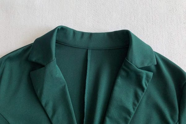 Womens Two Piece Blazer Outfits Long Sleeve Slim Fit Jacket with Long Pants Suit Set for Work