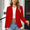 81l2uWdzqrL._AC_SL1500 Womens Casual Blazers Long Sleeve Lapel Button Slim Work Office Blazer Jacket
