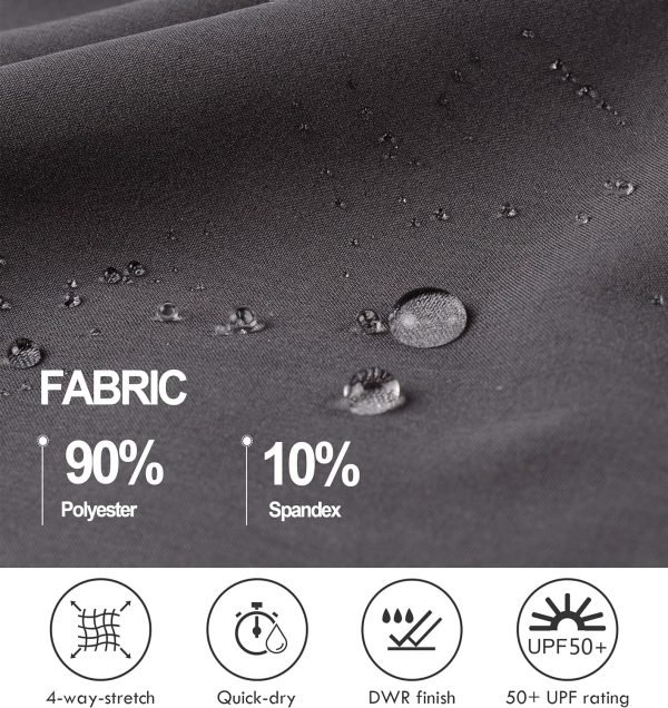 Women's Hiking Cargo Capri Pants Lightweight Quick Dry Joggers Outdoor Casual Travel Capris with Zipper Pockets