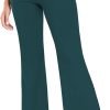 513BqGffsUL._AC_SL1500 Women's High Waist Casual Wide Leg Pants, Button Dress Pants for Women, Work Pants with Pockets for Women Office.
