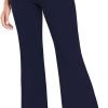 514KyDCj79L._AC_SL1500 Women's High Waist Casual Wide Leg Pants, Button Dress Pants for Women, Work Pants with Pockets for Women Office.