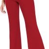 5187Am9K3CL._AC_SL1500 Women's High Waist Casual Wide Leg Pants, Button Dress Pants for Women, Work Pants with Pockets for Women Office.