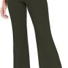 51B2bHMvqaL._AC_SL1500 Women's High Waist Casual Wide Leg Pants, Button Dress Pants for Women, Work Pants with Pockets for Women Office.