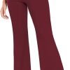 51I6AEBjzDL._AC_SL1500 Women's High Waist Casual Wide Leg Pants, Button Dress Pants for Women, Work Pants with Pockets for Women Office.