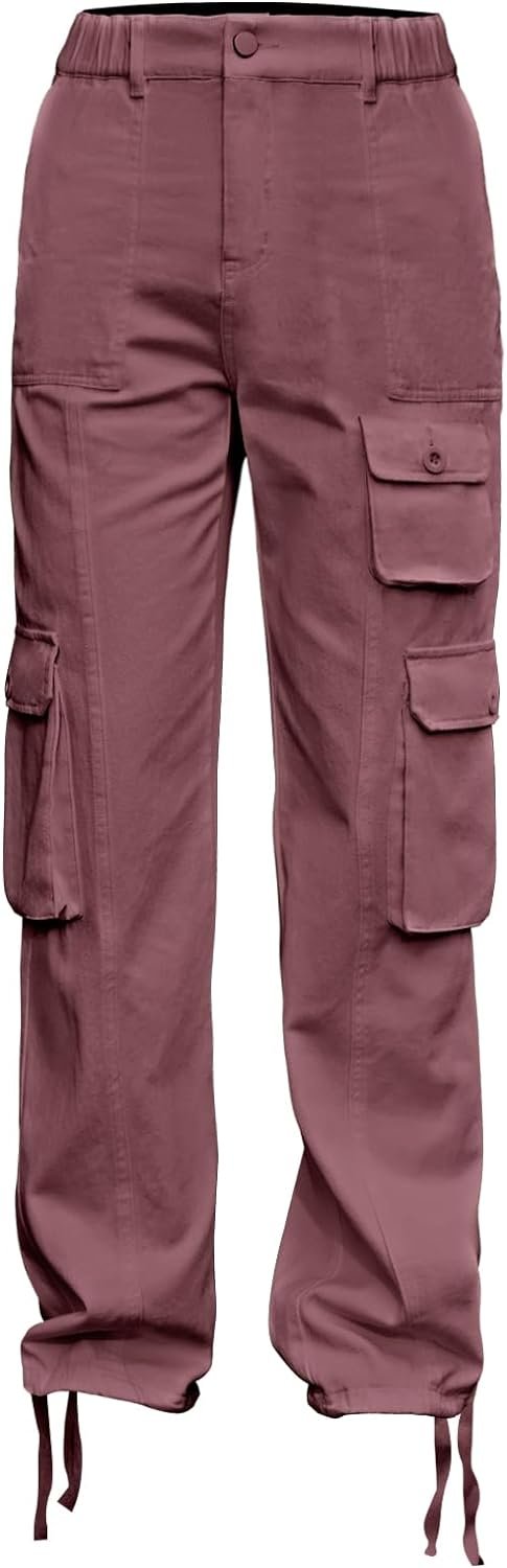 51TtF9wwMcL._AC_SL1500 Women's Hiking Cargo Pants Joggers Cotton Casual Military Army Combat Work Pants with 7 Pockets