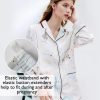 Maternity & Nursing Knit Cotton Pajama Set Sleepwear Long Sleeve Top & Bottom Breastfeeding for Pregnant Women