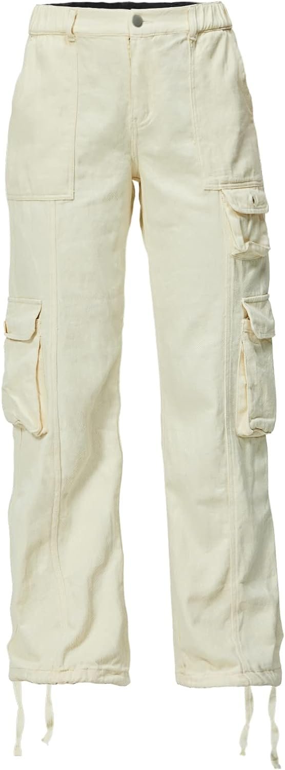 51XbfjlihFL._AC_SL1500 Women's Hiking Cargo Pants Joggers Cotton Casual Military Army Combat Work Pants with 7 Pockets