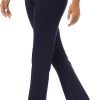 Women's High Waist Stretchy Bootcut Dress Work Slacks Pants with Pockets