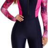 51lQOgiiiDL._AC_SL1000 Women's One Piece Long Sleeve Rash Guard Knee High Bathing Suits Swimsuit Sport Surfing Wear Athletic Swimwear