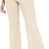 51xERR8NUHL._AC_SL1500 Women's High Waist Casual Wide Leg Pants, Button Dress Pants for Women, Work Pants with Pockets for Women Office.