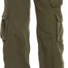 61-y9DPwSyL._AC_SL1500 Women's Hiking Cargo Pants Joggers Cotton Casual Military Army Combat Work Pants with 7 Pockets