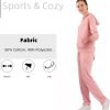 611_PG7NIdL._AC_SL1500 Womens Sweatsuits Set 2 Piece Jogging Suits Zip Hoodie Sweatpants Tracksuit Training Outfits