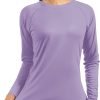 613AKSq_91L._AC_SL1500 Women's Long Sleeve UPF 50+ UV Sun Protection Shirts Rash Guard Swim T-Shirt/Hoodie Quick Dry for Outdoor Hiking