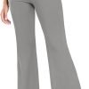 61QlByRlyCL._AC_SL1500 Women's High Waist Casual Wide Leg Pants, Button Dress Pants for Women, Work Pants with Pockets for Women Office.