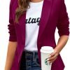 61VoqjxGOTL._AC_SL1024_47714c5e-8781-4fd2-a084-6ecbfd938475 Womens Casual Blazers Long Sleeve Lapel Button Slim Work Office Blazer Jacket