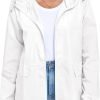 61X4JBuCcrL._AC_SL1500 Women's Lightweight Raincoat Waterproof Packable Outdoor Windproof Hooded Active Rain Jacket S-XXL
