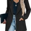 61dP5ZopoxL._AC_SL1500 Womens Casual Blazers Oversized Open Front Cardigan Long Sleeve Work Office Blazer Jackets S-XXL
