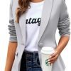 61sk3v1qvTL._AC_SL1024_b69bc32b-44fc-457a-8da0-e1d56f9b1a9d Womens Casual Blazers Long Sleeve Lapel Button Slim Work Office Blazer Jacket