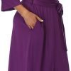 Womens Soft Long Kimono Robes Lightweight Full Length Knit Bathrobe With Pockets Ladies Casual Dressing Gown