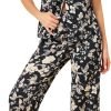 7150LDVRDkL._AC_SL1500 Womens Satin Floral Sleepwear Short Sleeves Button Down Tops with Pants Lounge Pajamas Sets