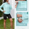 Rain Jacket Women Lightweight Waterproof Windbreaker Jacket Hooded Packable Rain Coats for Women Outdoor Raincoat