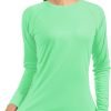 71BPjZVWFwL._AC_SL1500 Women's Long Sleeve UPF 50+ UV Sun Protection Shirts Rash Guard Swim T-Shirt/Hoodie Quick Dry for Outdoor Hiking