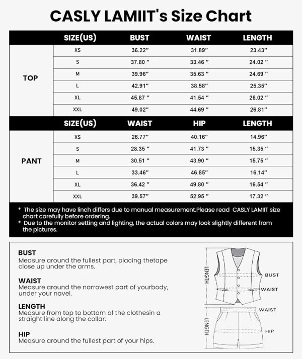71N6wKM4-5L._AC_SL1500 Women's Summer 2 Piece Outfits Sleeveless Round Neck Button Down High Waisted Pants 2024 Business Work Sets