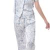 Women's Silky Satin Pajamas Set Long sleeve and Pants Sleepwear Soft and Comfy Button Down Loungewear Relaxed Fit
