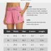 Athletic Shorts for Women with Pockets High Waist Running Workout Shorts Gym Yoga White Summer Shorts