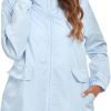 71fH1obQCBL._AC_SL1500 Women's Lightweight Raincoat Waterproof Packable Outdoor Windproof Hooded Active Rain Jacket S-XXL